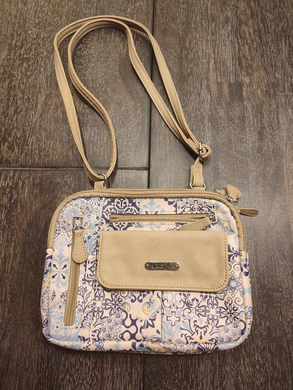 MultiSac Zippy Triple Compartment Crossbody Bag